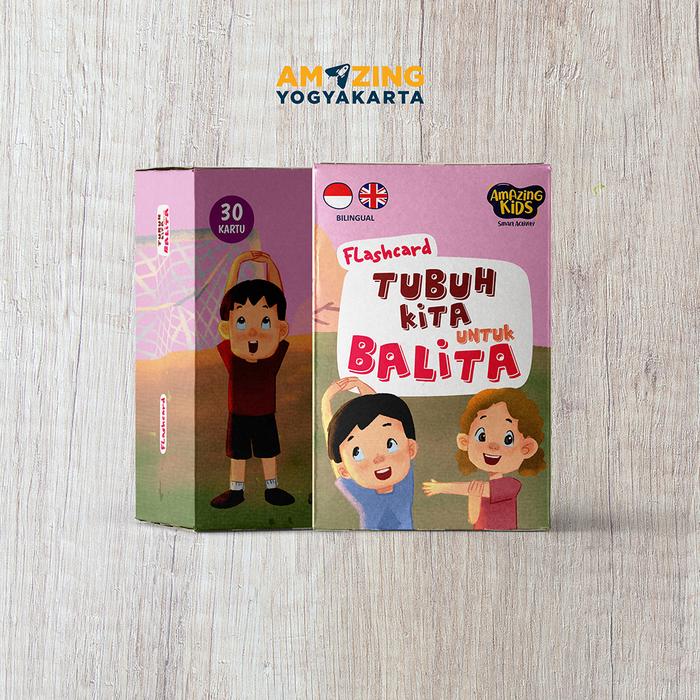 Flashcard Tubuh Kita Untuk Balita