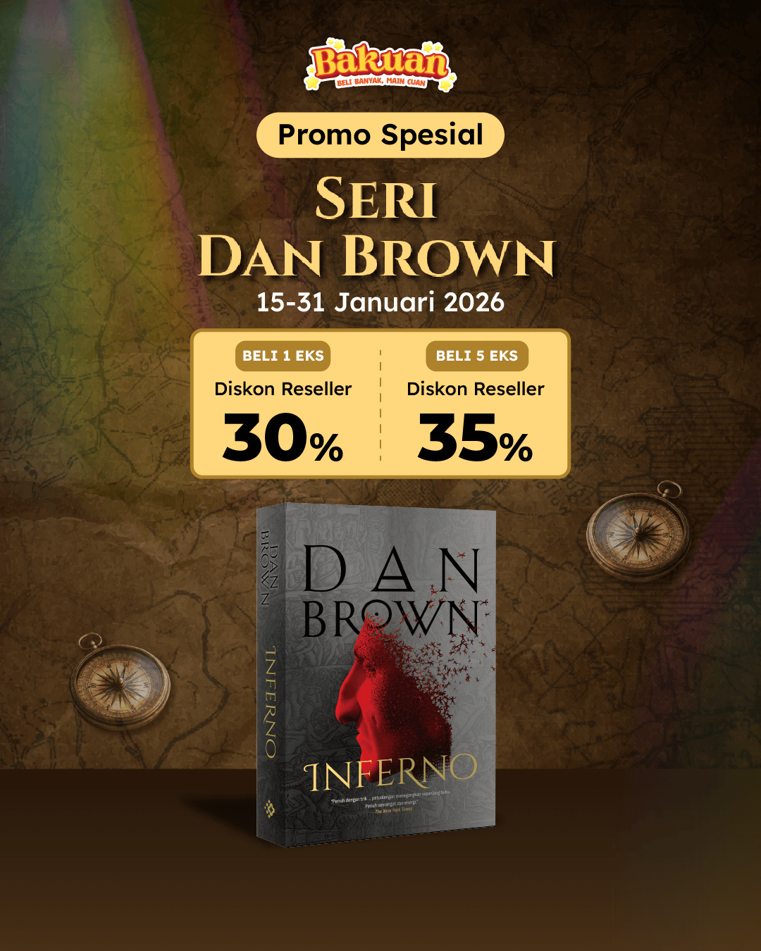 PAKET - SO DAN BROWN INFERNO