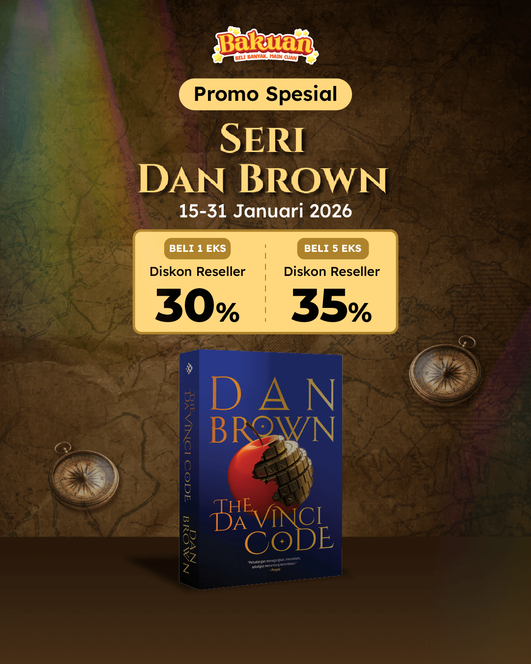 PAKET - SO DAN BROWN THE DA VINCI CODE