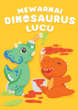 MEWARNAI DINOSAURUS LUCU