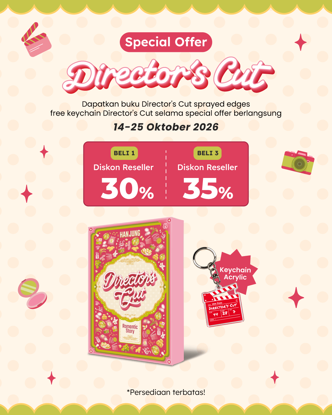 PAKET SO DIRECTORS CUT+KEYCHAIN ACRYLIC
