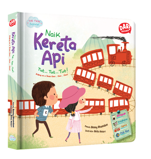 SERI THE TWIN EXPLORER: NAIK KERETA API (BOARDBOOK BILINGUAL) (REPUBLISH 2025)