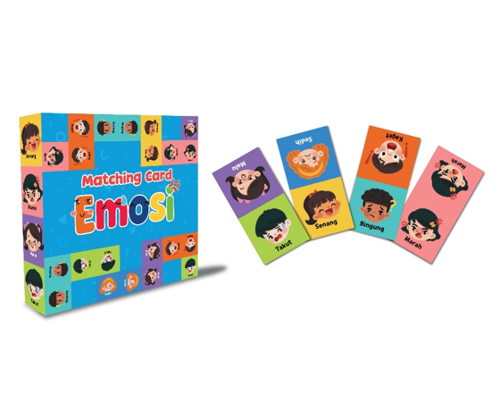 MAINAN EDUKATIF: MATCHING CARD EMOSI