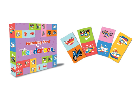 MAINAN EDUKATIF: MATCHING CARD KENDARAAN