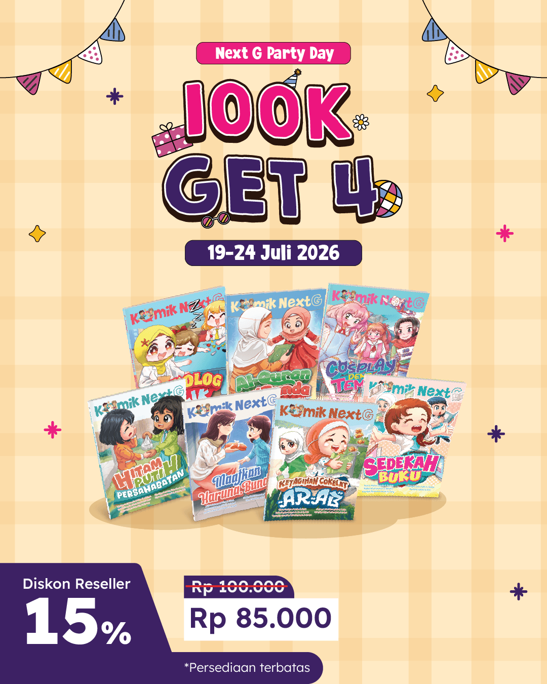PAKET BUNDLING CAB 100K GET 4 (JULI 2026)