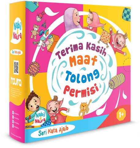 PAKET NABIL NAURA : SERI KATA AJAIB (BOARDBOOK)