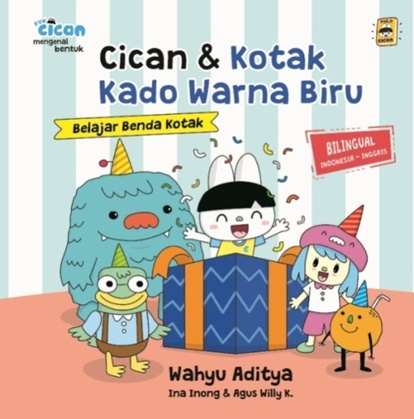 SERI FUN CICAN: CICAN & KOTAK KADO WARNA BIRU (BOARDBOOK)