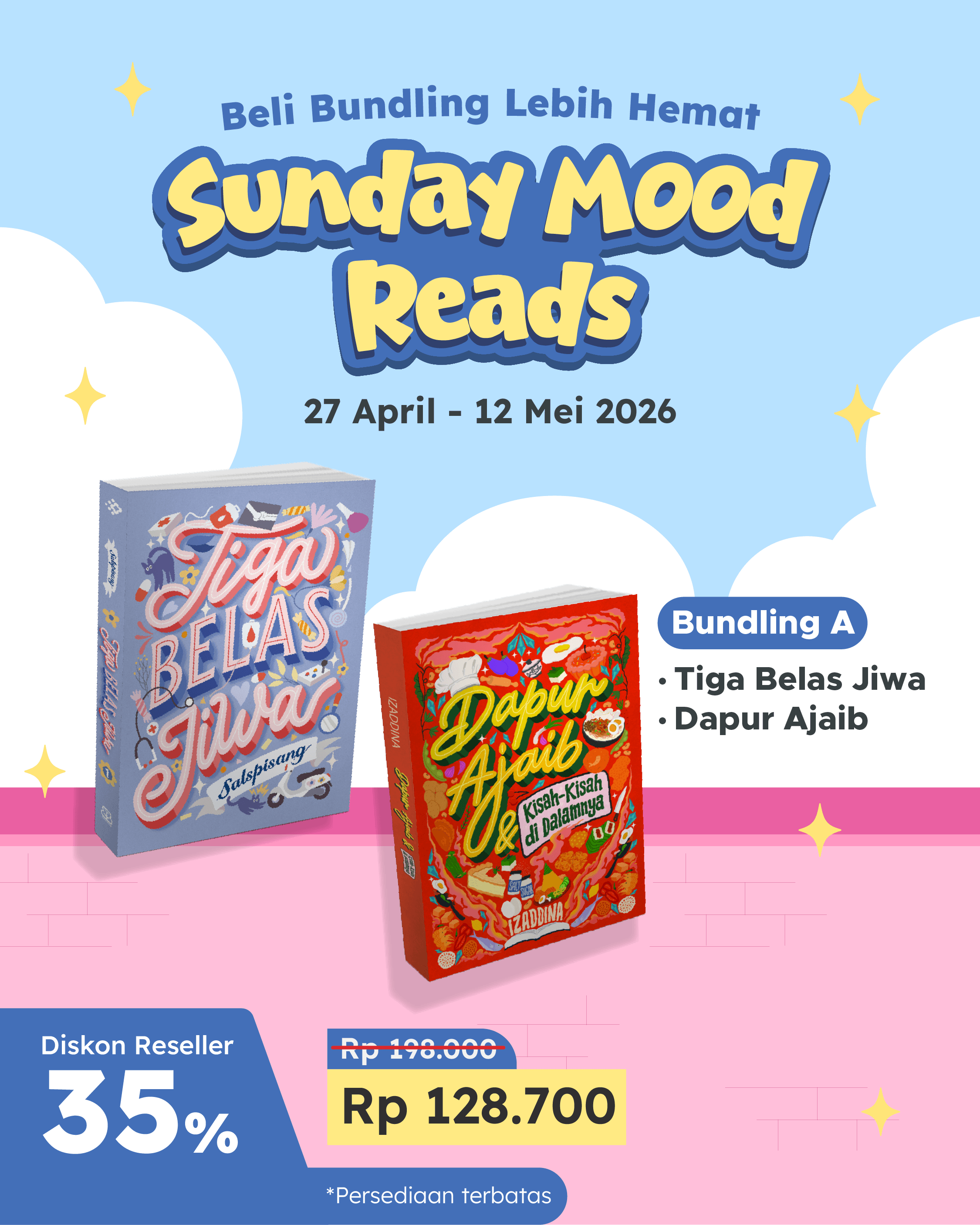 PAKET BUNDLING 1 - PROMO SUNDAY MOOD READS BENTANG