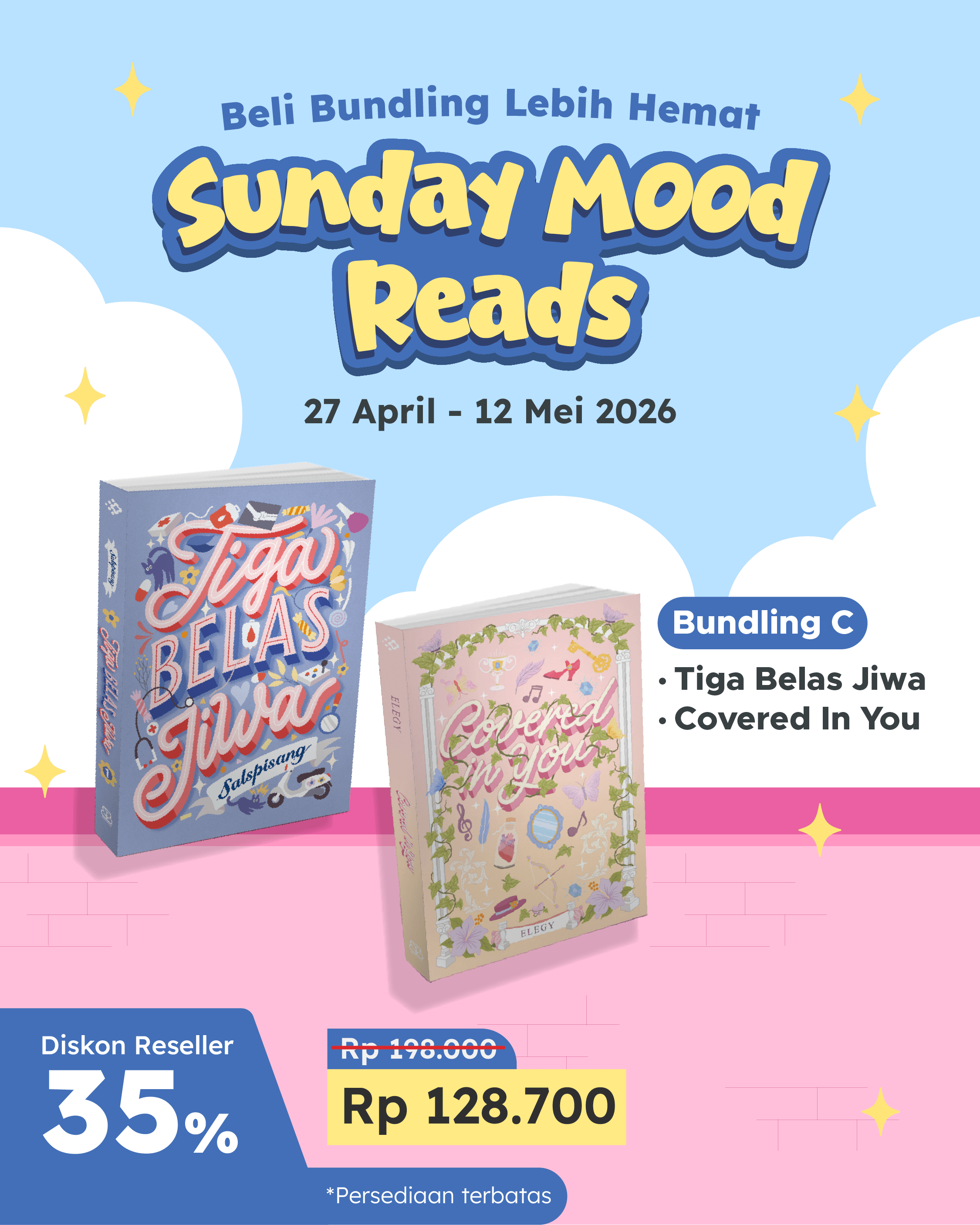 PAKET BUNDLING 3 - PROMO SUNDAY MOOD READS BENTANG