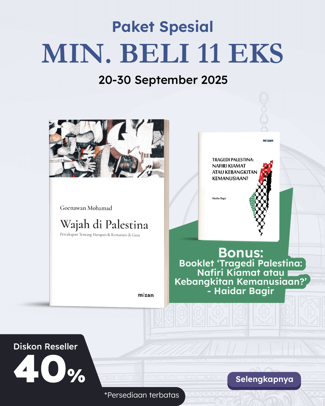 PAKET 11 EKS - SO WAJAH DI PALESTINA+BOOKLET UB-255