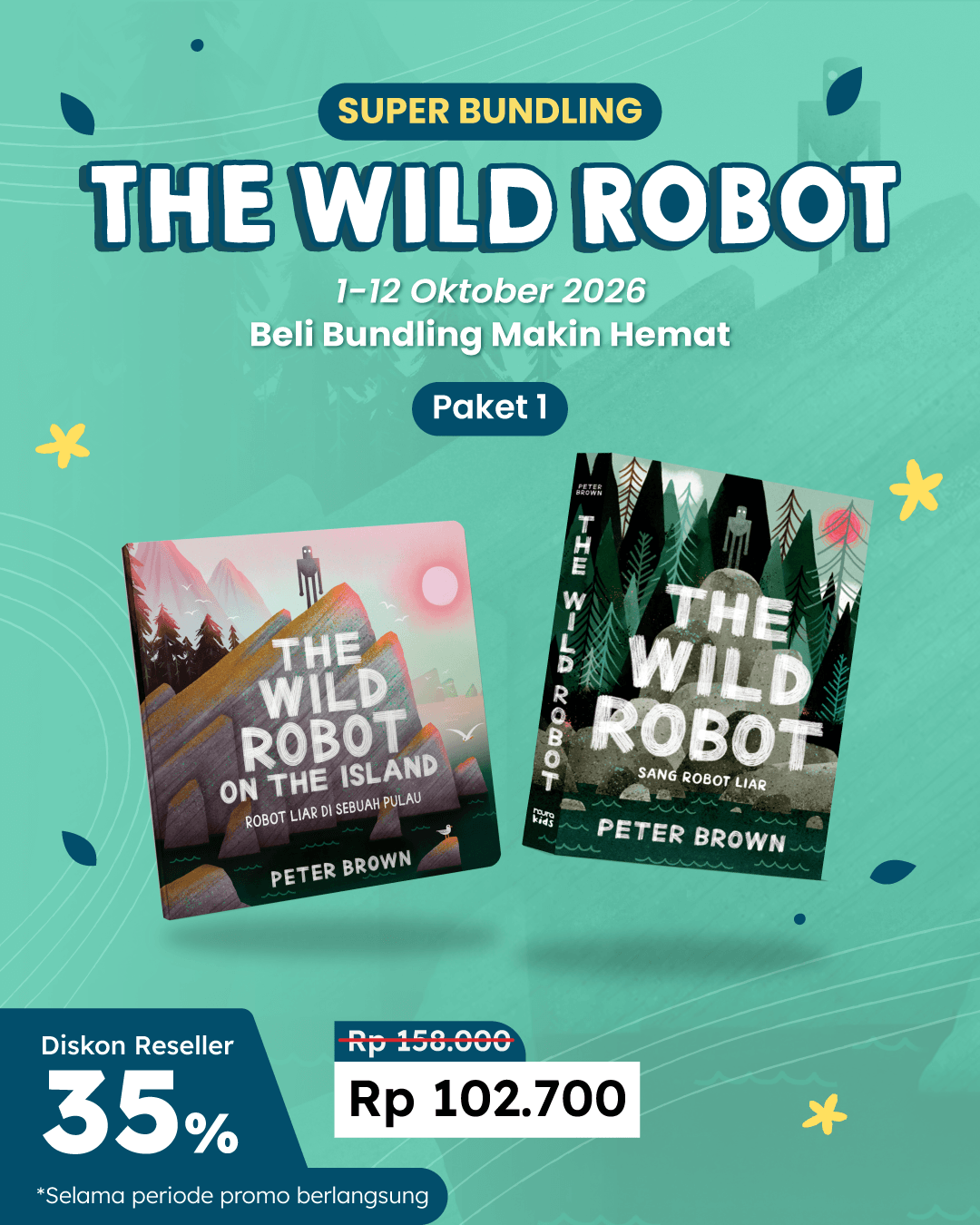 PAKET 1 - SO BUNDLING WILD ROBOT
