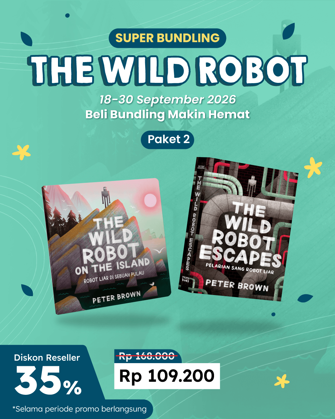 PAKET 2 - SO BUNDLING WILD ROBOT