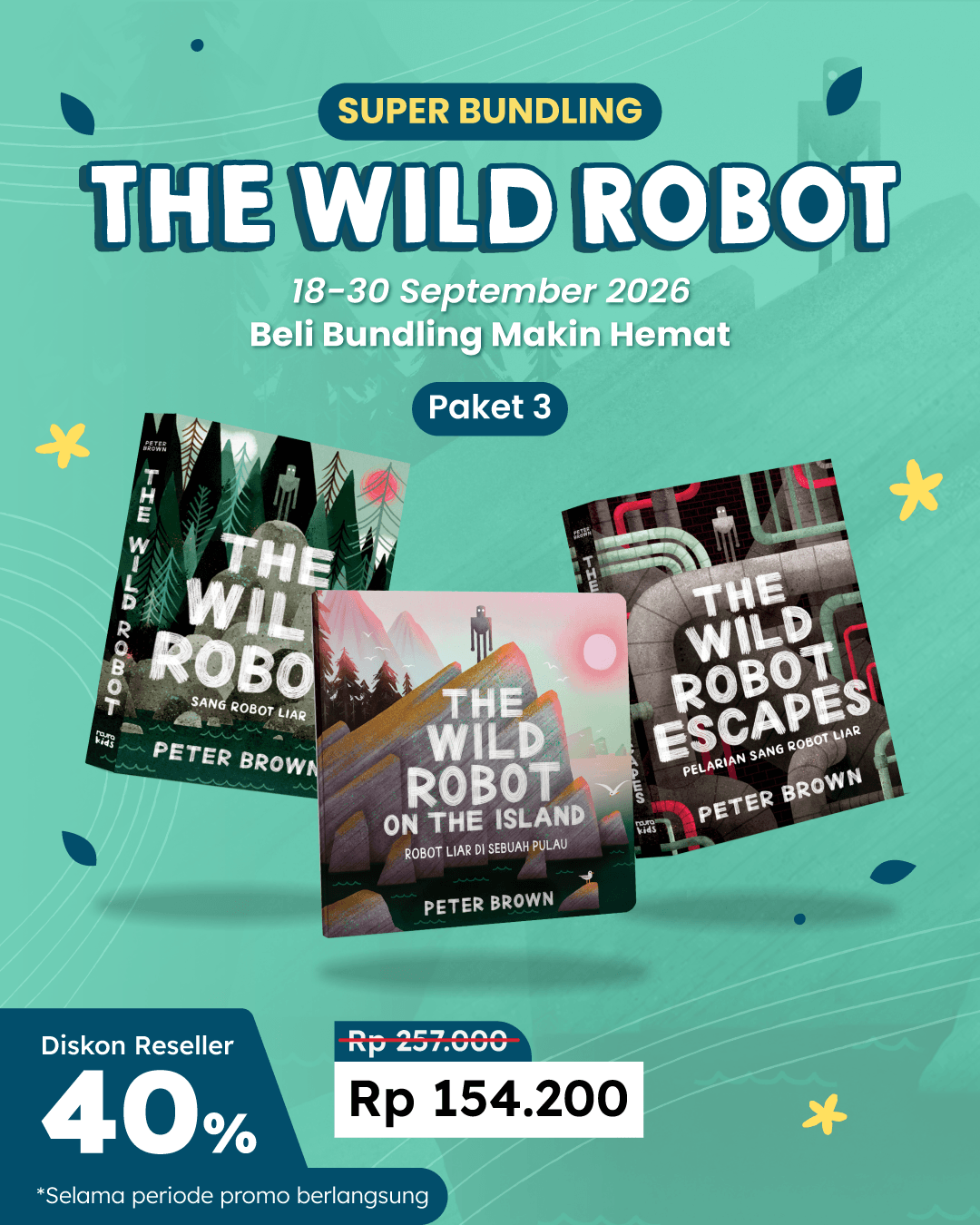 PAKET 3 - SO BUNDLING WILD ROBOT