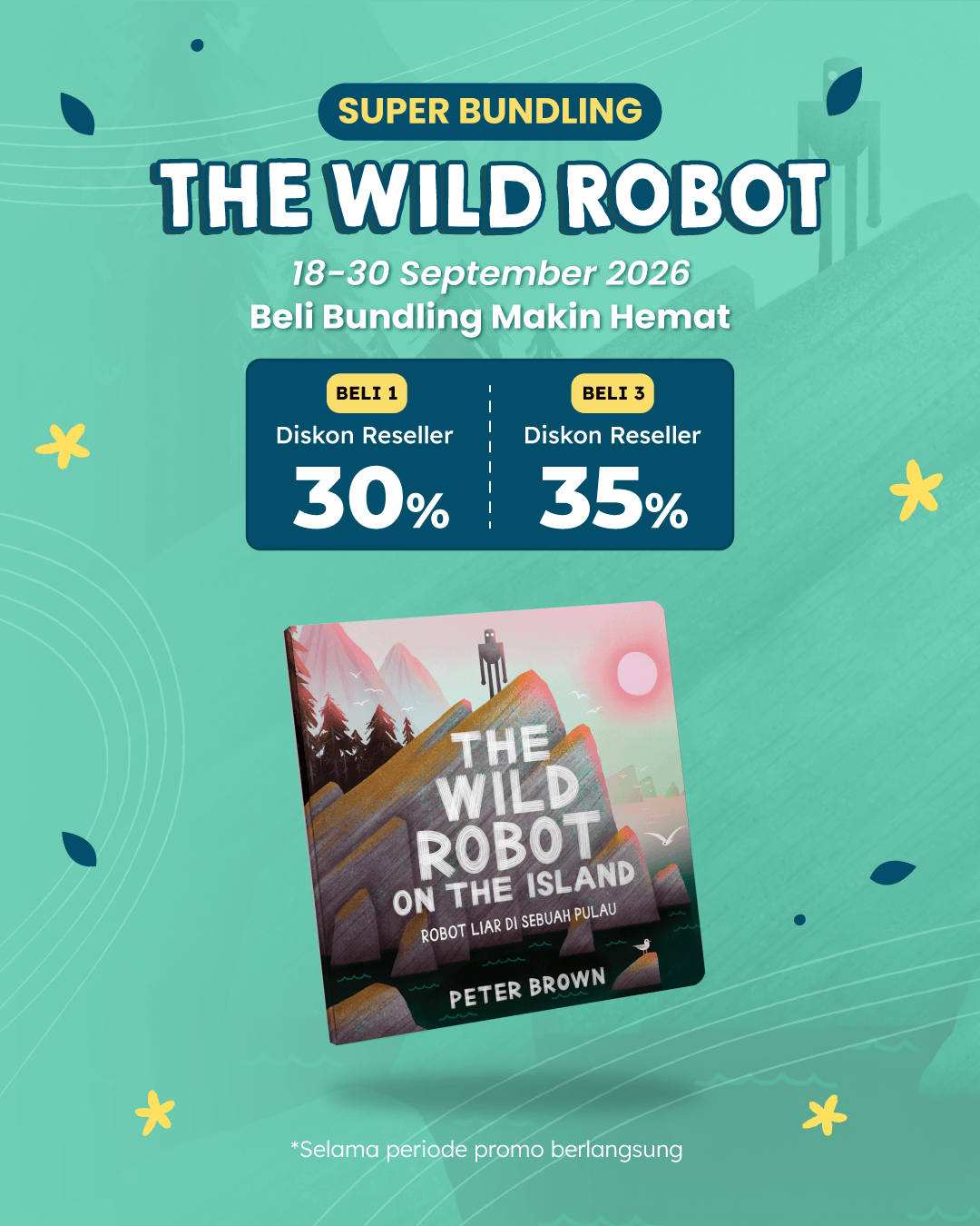 THE WILD ROBOT ON THE ISLAND (PICTURE BOOK)
